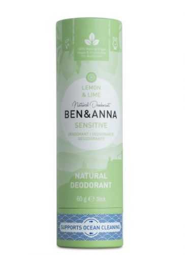 Ben & Anna Tuhý deodorant Sensitive BIO Citrón limeta 60 g Ben & Anna