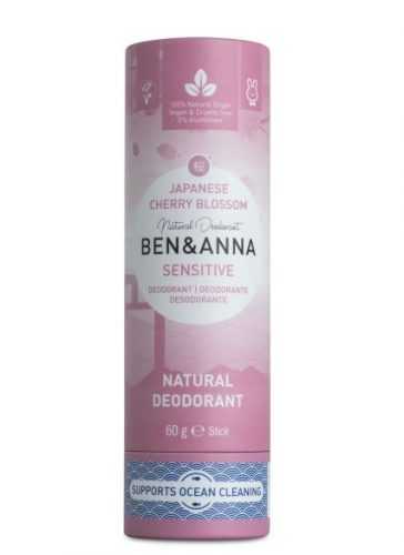 Ben & Anna Tuhý deodorant Sensitive BIO Třešňový květ 60 g Ben & Anna