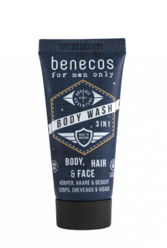 Benecos Sprchový gel 3v1 MEN mini 30 ml Benecos