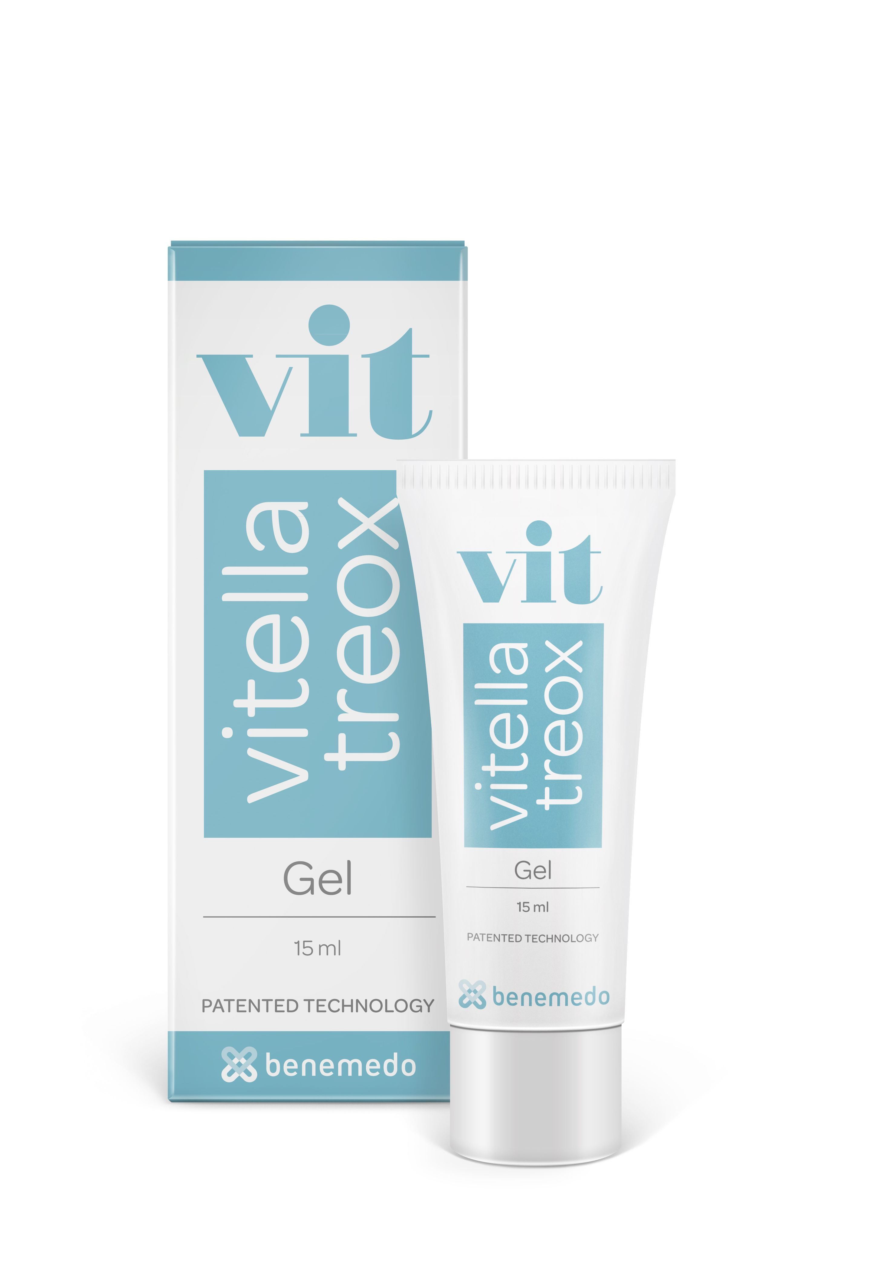 Benemedo Vitella Treox gel na podrážděnou kůži 15 ml Benemedo