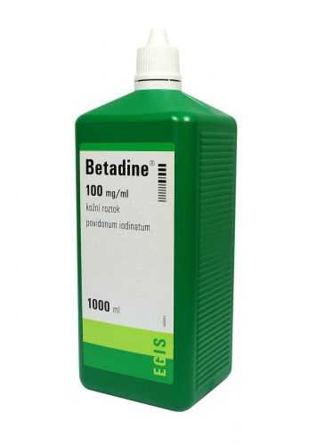 Betadine 100 mg/ml roztok 1000 ml Betadine