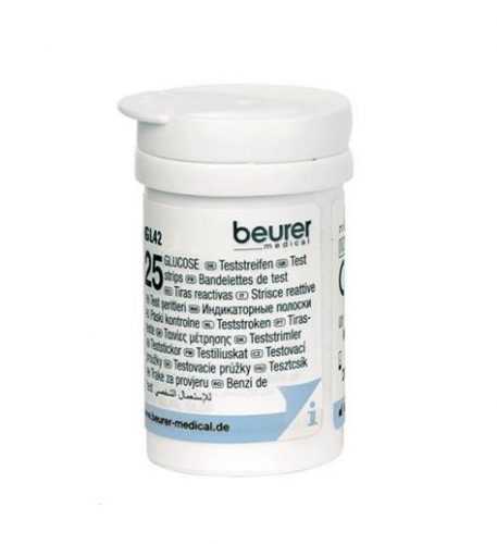 Beurer GL 42 Testovací proužky ke glukometru 2x25 ks Beurer