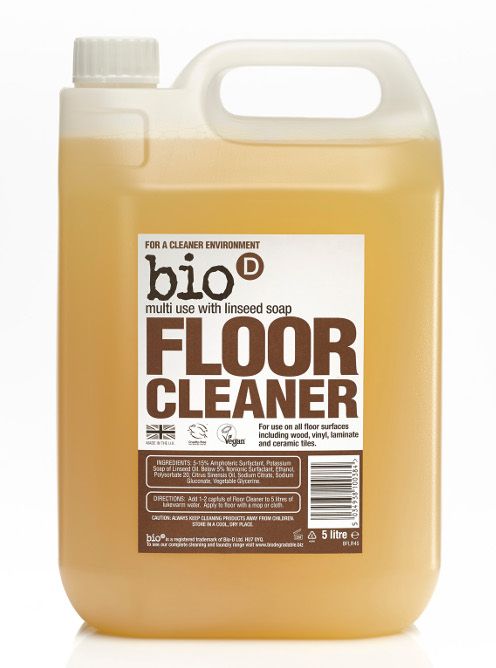 Bio d Čistič na podlahy a parkety s lněným olejem náhradní kanystr 5 l Bio d