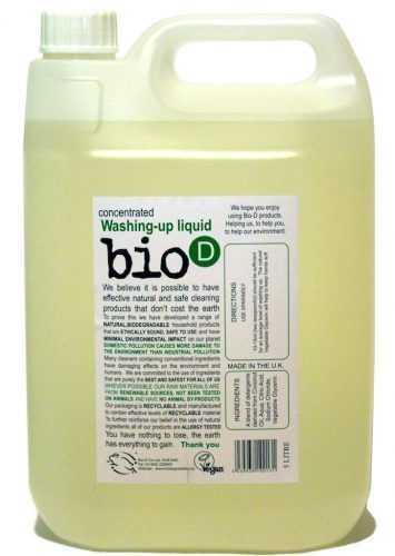 Bio d Prostředek na mytí nádobí náhradní kanystr 5 l Bio d