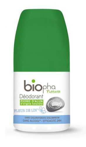 BioPha Deodorant Lněný květ roll on 50 ml BioPha