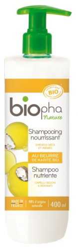 BioPha Výživný šampon s bambuckým máslem 400 ml BioPha