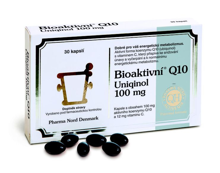 Bioaktivní Q10 Uniqinol 100 mg 30 kapslí Bioaktivní