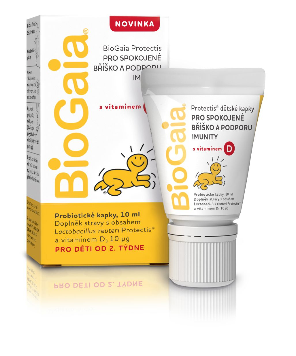 Biogaia Protectis probiotické kapky s vitamínem D 10 ml Biogaia