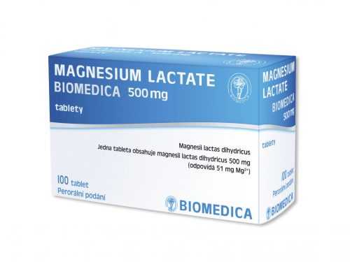 Biomedica MAGNESIUM LACTATE 500 mg 100 tablet Biomedica