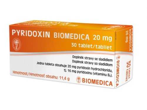 Biomedica Pyridoxin 20 mg 30 tablet Biomedica