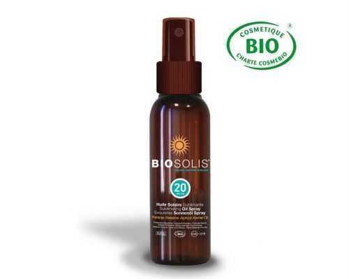 Biosolis SUN OIL SPRAY SPF 20 hydratační a sublimační opalovací olej 100 ml Biosolis