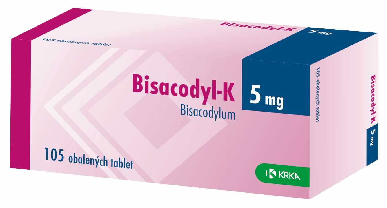 Bisacodyl-K 5 mg 105 obalených tablet