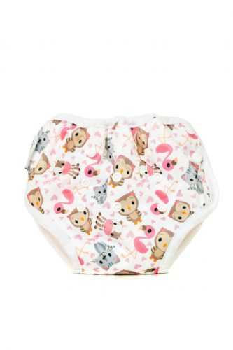 Bobánek Tréninkové kalhotky 1 ks růžová zvířátka Bobánek