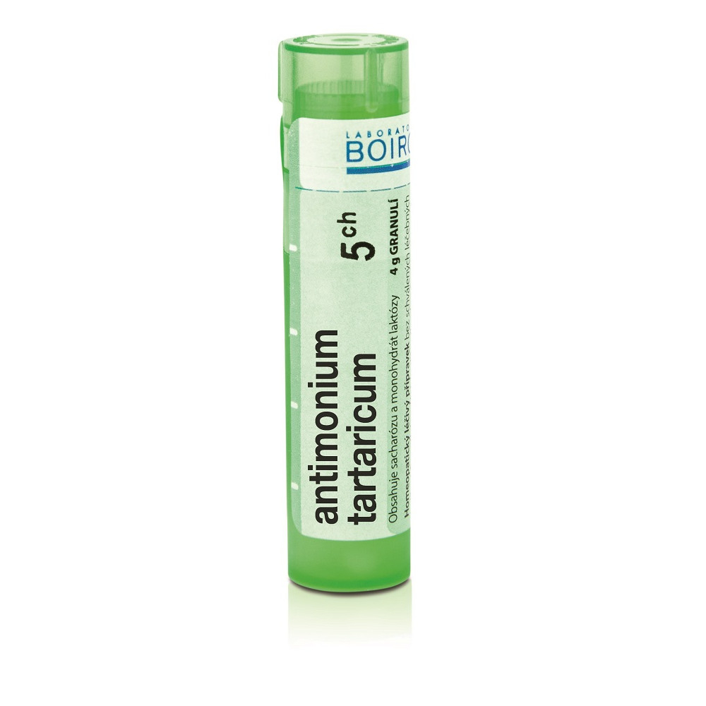 Boiron ANTIMONIUM TARTARICUM CH5 granule 4 g Boiron