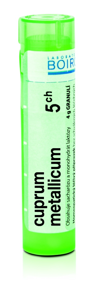 Boiron CUPRUM METALLICUM CH5 granule 4 g Boiron