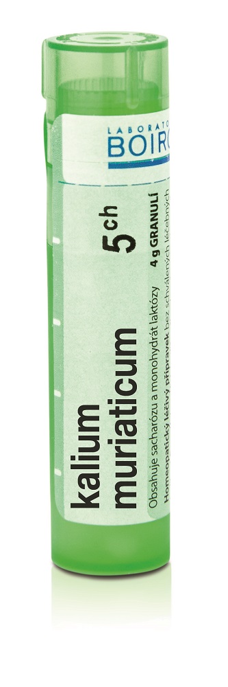Boiron KALIUM MURIATICUM CH5 granule 4 g Boiron