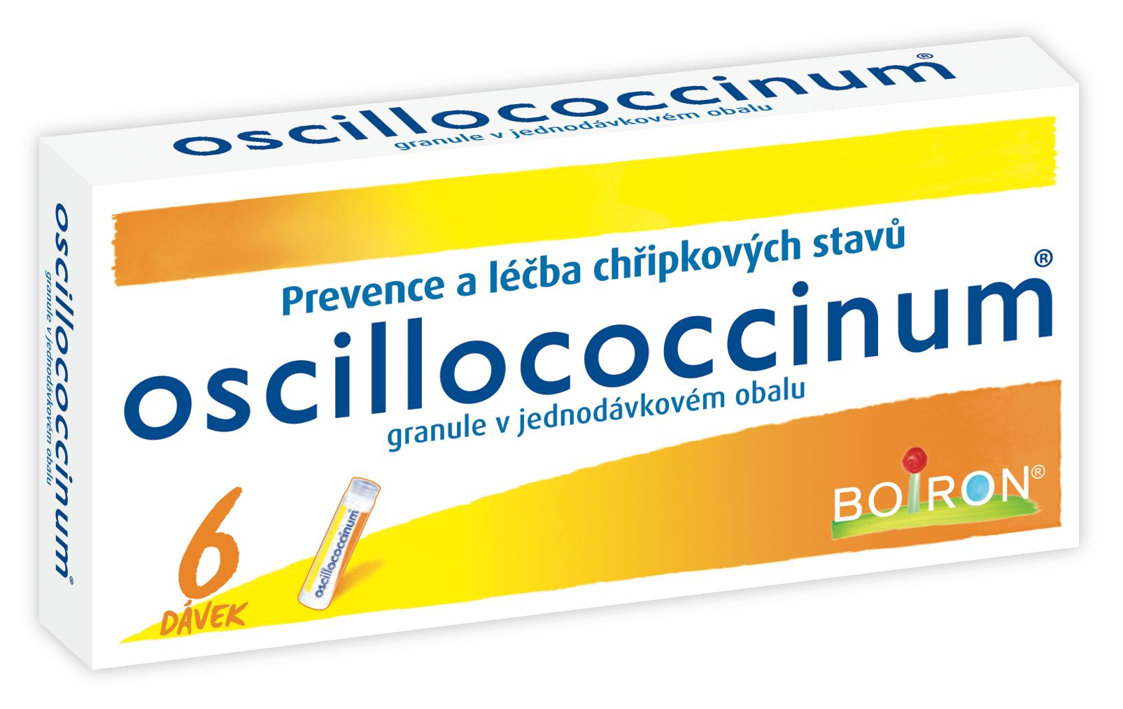 Boiron Oscillococcinum perorální granule 6x1 g Boiron