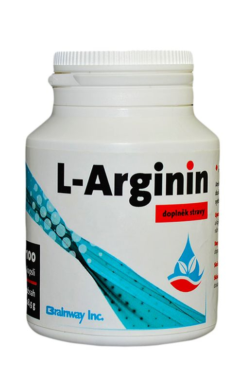 Brainway L-Arginin 100 kapslí Brainway