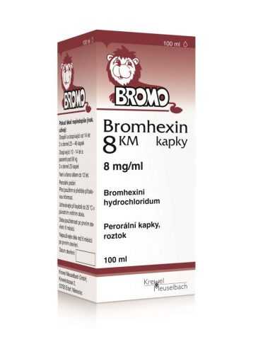 Bromhexin 8 KM kapky 100 ml Bromhexin