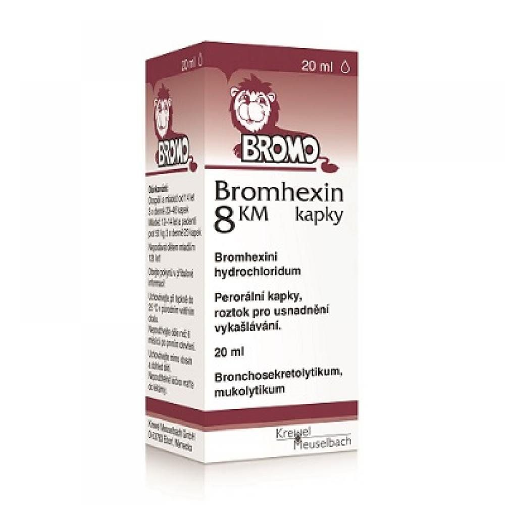 Bromhexin 8 KM kapky 20 ml Bromhexin