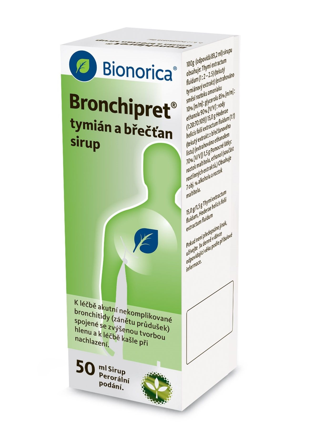 Bronchipret tymián a břečťan sirup 50 ml Bronchipret