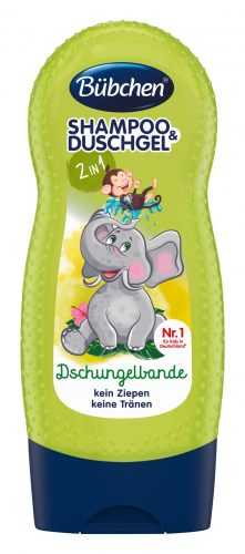 Bübchen Kids Šampon a sprchový gel DŽUNGLE 230 ml Bübchen