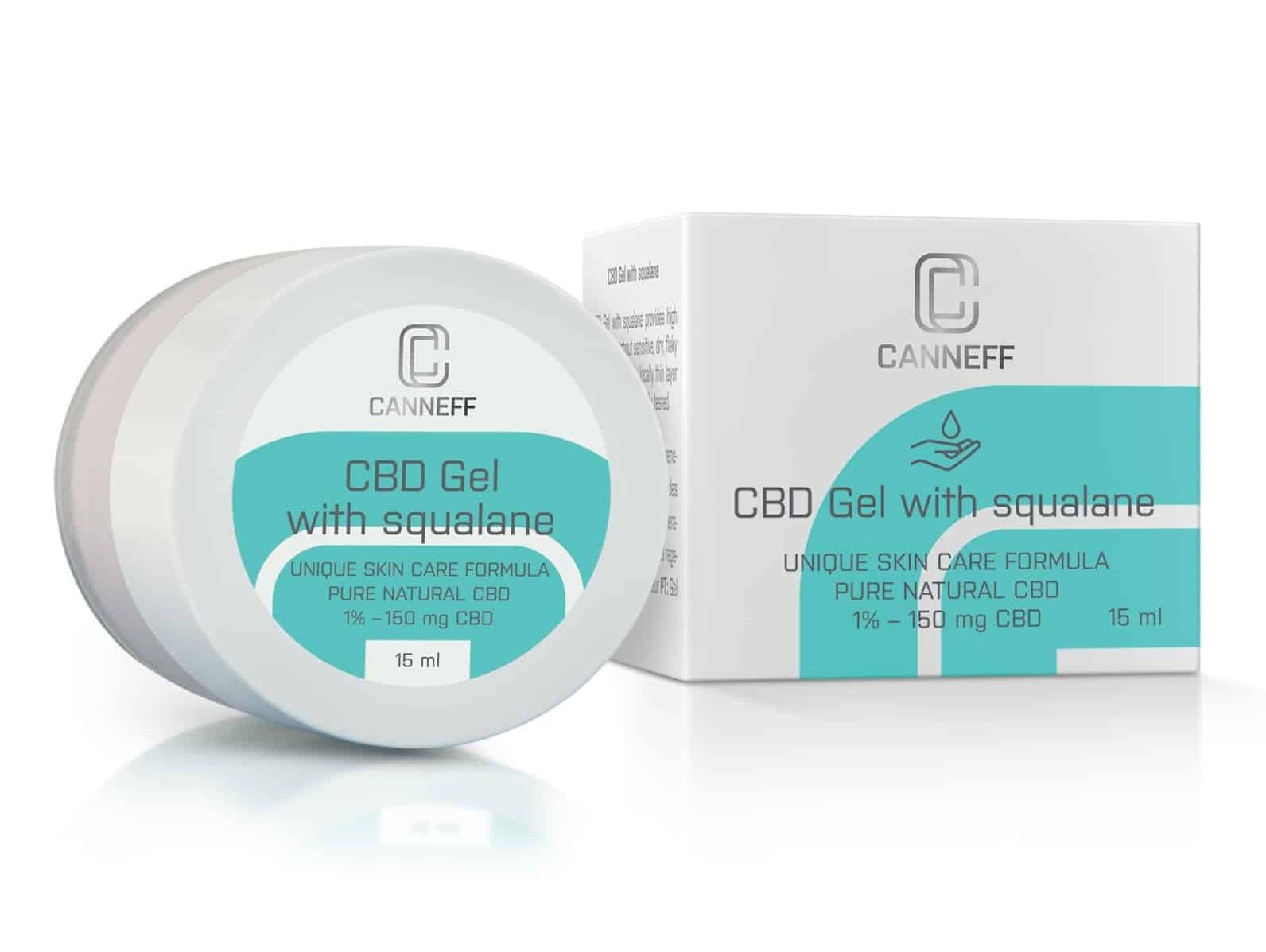 CANNEFF CBD Gel with squalane 15 ml CANNEFF