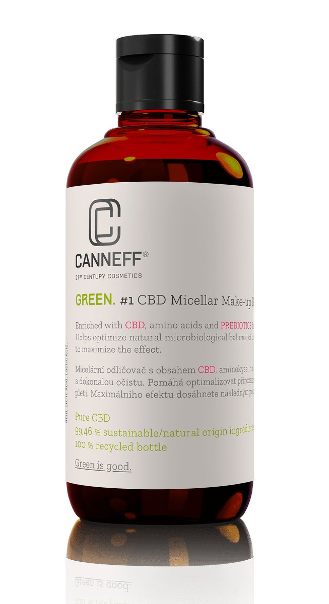 CANNEFF GREEN 1 CBD Micellar Make-up Remover 200 ml CANNEFF