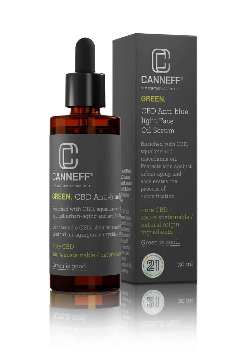 CANNEFF GREEN CBD Anti-blue light Serum 30 ml CANNEFF