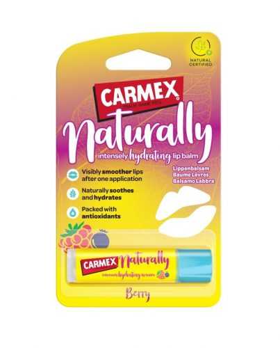 CARMEX Natural Hydratační balzám na rty malina borůvka 4