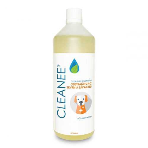 CLEANEE ECO Pet Hygienický odstraňovač skvrn a zápachu náhradní náplň 1 l CLEANEE