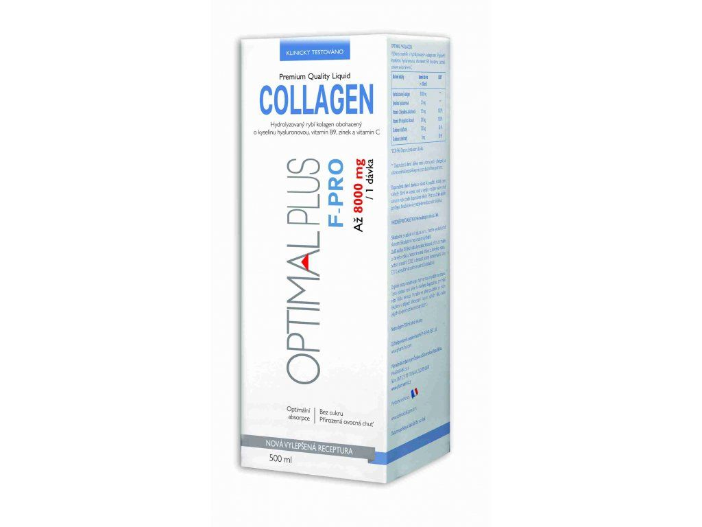 COLLAGEN Optimal Plus F - PRO tekutý kolagen 500 ml COLLAGEN