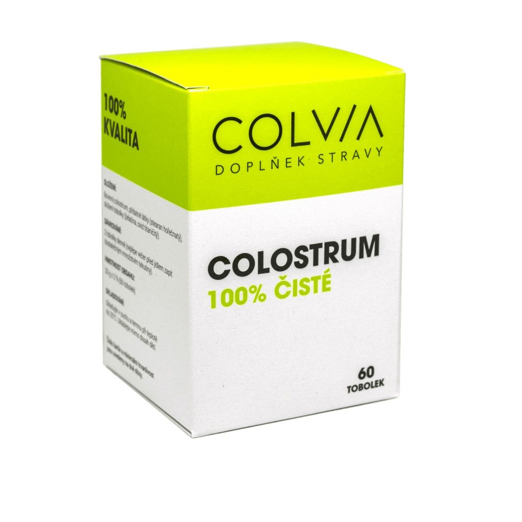 COLVIA Colostrum 100% čisté 60 tobolek COLVIA