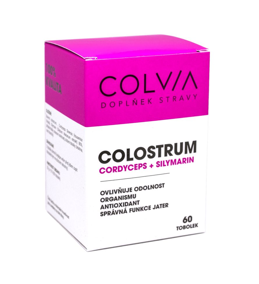 COLVIA Colostrum Cordyceps + Silymarin 60 tobolek COLVIA