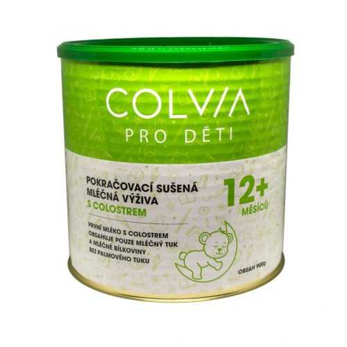 COLVIA Pokračovací sušená mléčná výživa s colostrem 12+ měsíců 900 g COLVIA