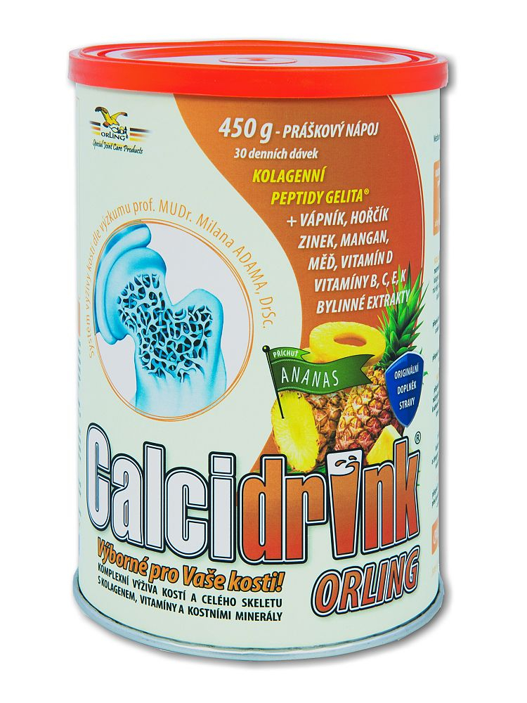 Calcidrink ananas nápoj 450 g Calcidrink