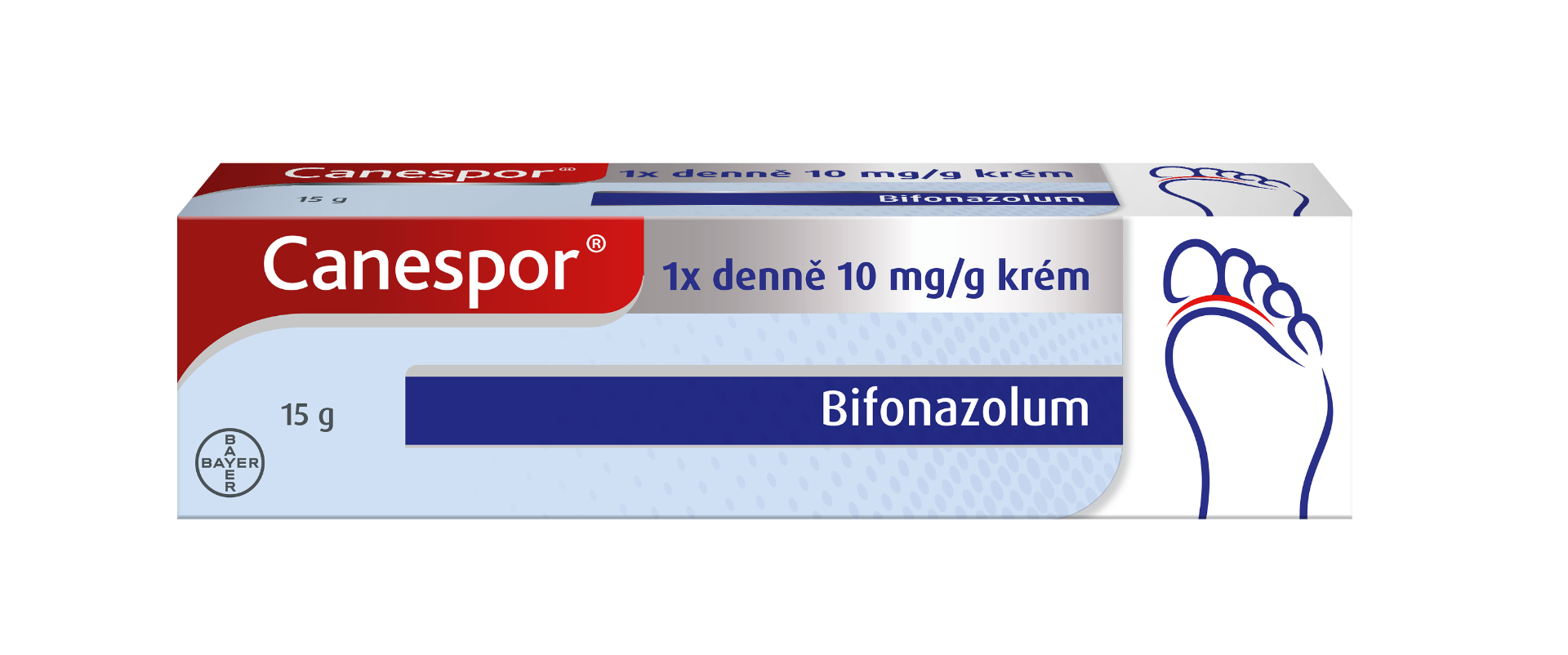 Canespor 1x denně krém 15 g Canespor