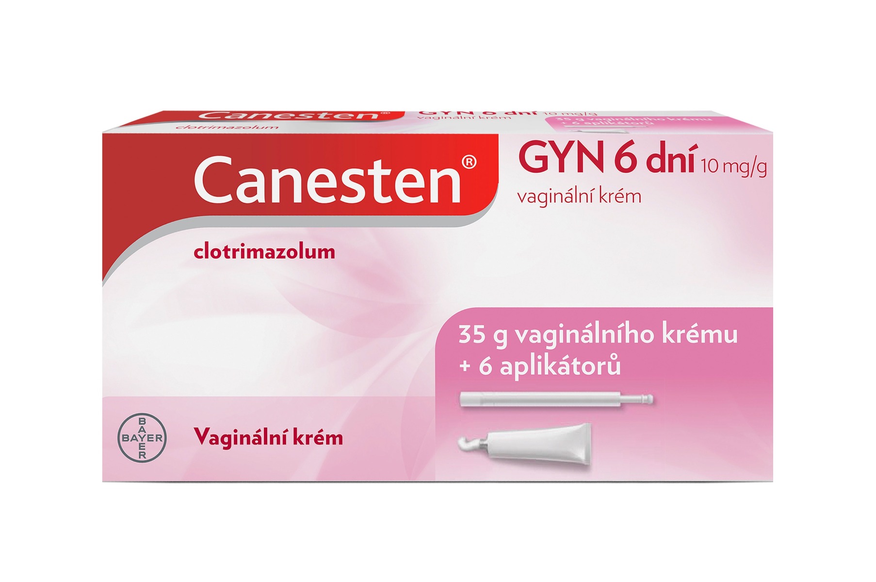 Canesten GYN 6 dní vaginální krém 35 g + aplikátor Canesten