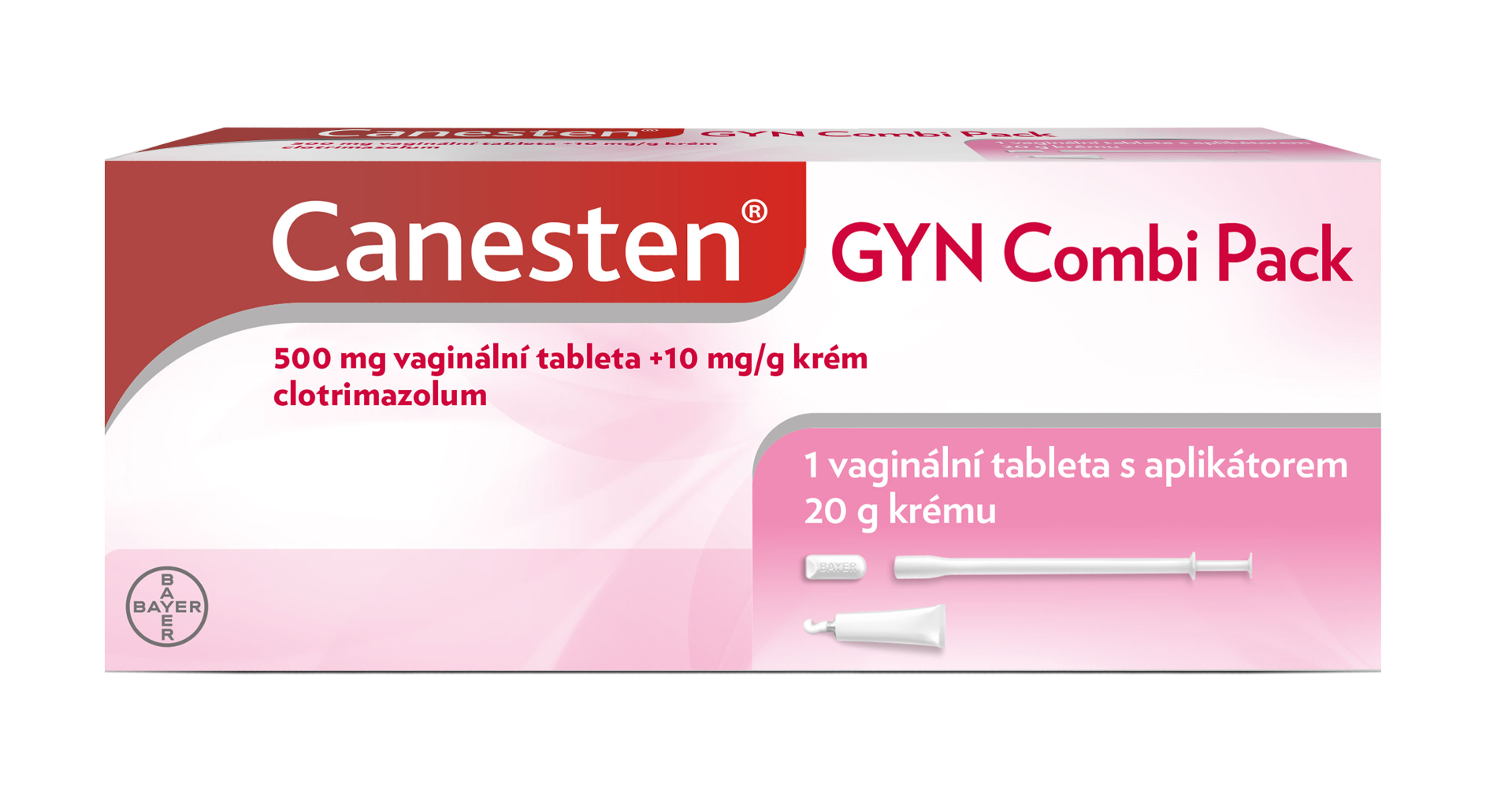 Canesten GYN COMBI PACK vaginální tableta a krém Canesten