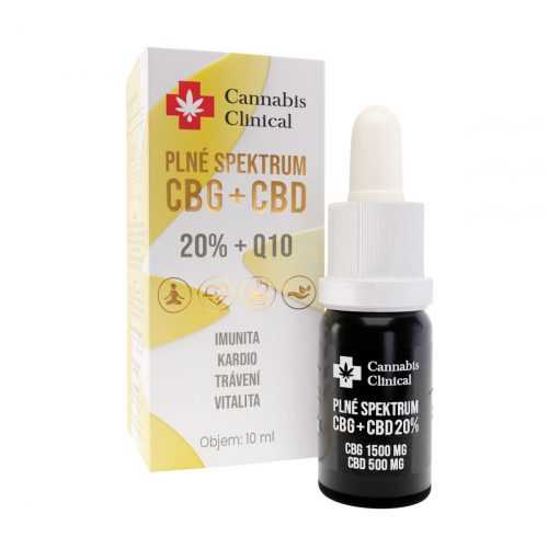Cannabis Clinical CBG + CBD 20% + Q10 10 ml Cannabis Clinical
