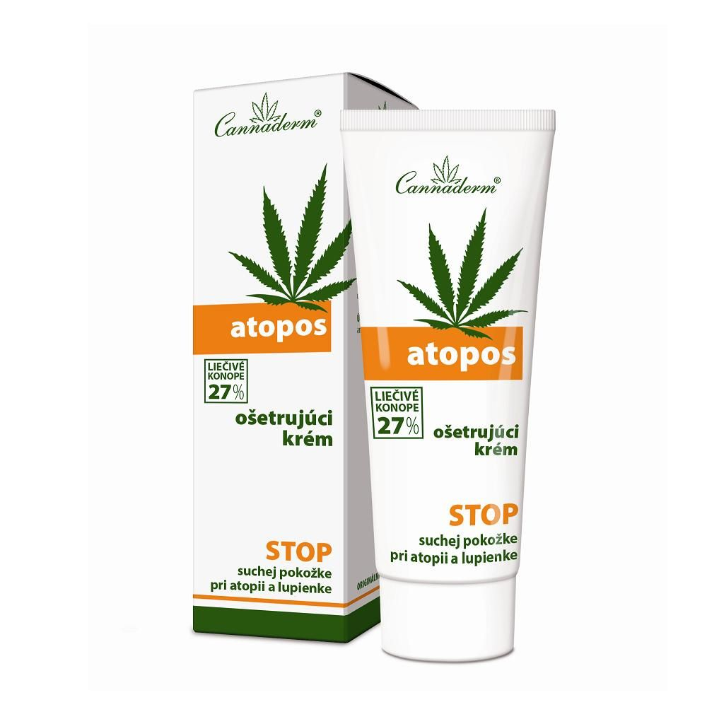 Cannaderm Atopos Ošetřující krém 75 ml Cannaderm