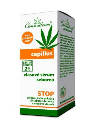 Cannaderm Capillus Vlasové sérum seborea 40 ml Cannaderm