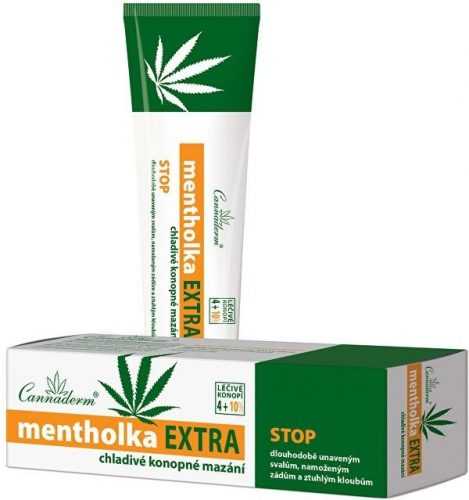 Cannaderm Mentholka EXTRA chladivé konopné mazání 150 ml Cannaderm