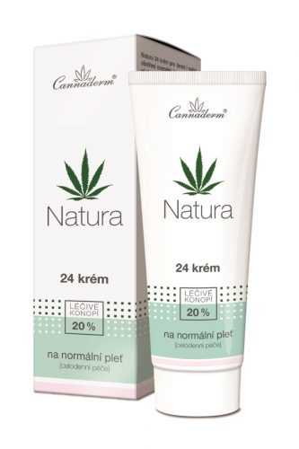 Cannaderm Natura 24 Krém na normální pleť 75 g Cannaderm