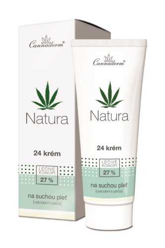 Cannaderm Natura 24 Krém na suchou pleť 75 g Cannaderm