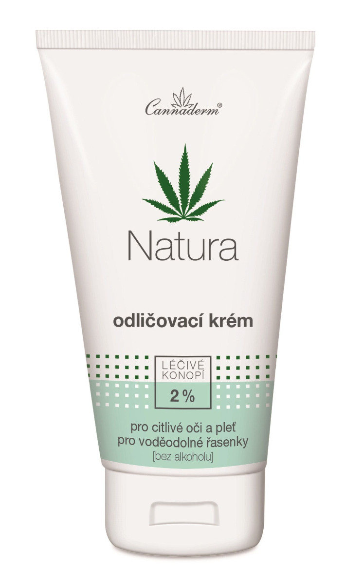 Cannaderm Natura Odličovací krém 150 ml Cannaderm