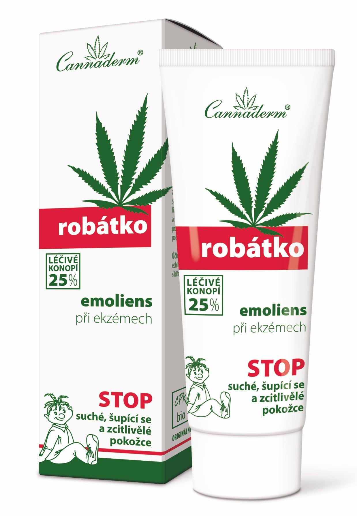 Cannaderm Robátko Emoliens při ekzémech 75 g Cannaderm