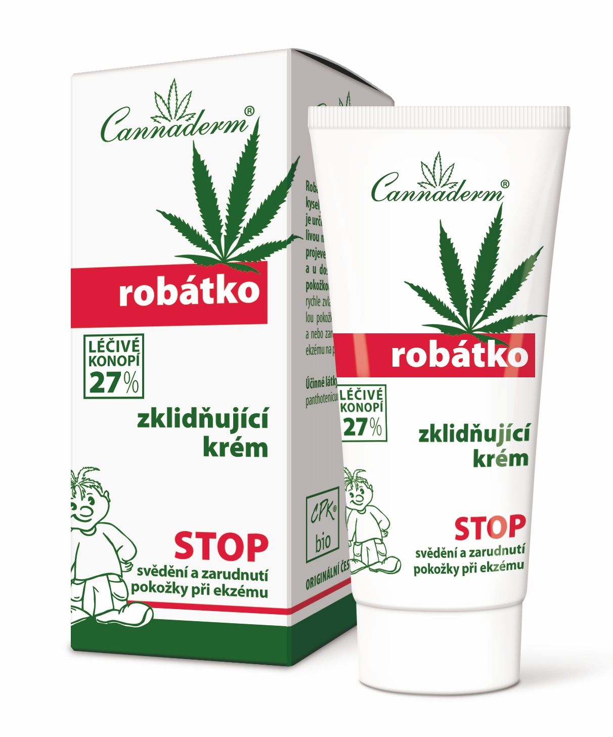 Cannaderm Robátko Zklidňující krém 50 g Cannaderm