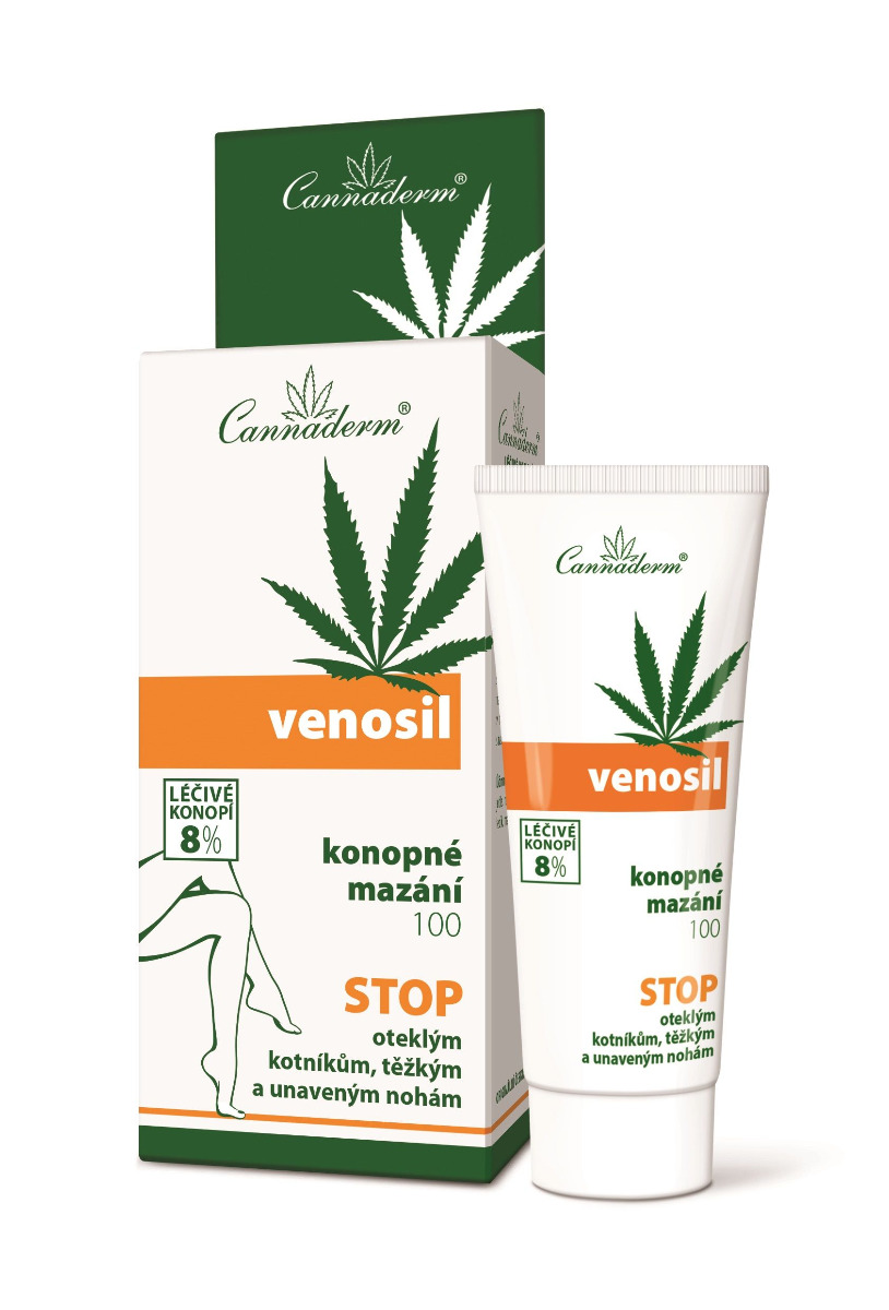 Cannaderm Venosil konopné mazání 100 ml Cannaderm