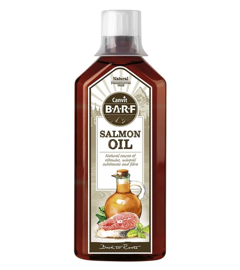 Canvit BARF Salmon Oil pro psy a kočky 500 ml Canvit